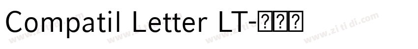 Compatil Letter LT字体转换